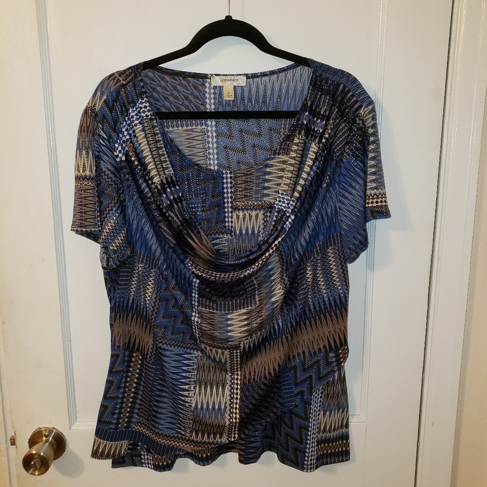 DressBarn Scoopneck Blouse,  Sz XL
